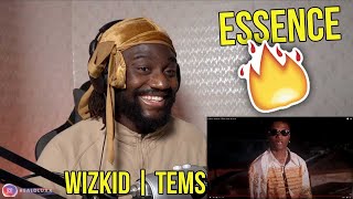 you dont need no other body WIZKID  ESSENCE OFFICIAL VIDEO FT TEMS  AFROBEAT REACTIONS [upl. by Ahsiekam303]