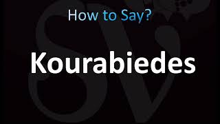 How to Pronounce Kourabiedes CORRECTLY [upl. by Sabu937]