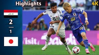 Asia Cup Japan VS Iraq highlights match 2024 4k quality [upl. by Cummins]