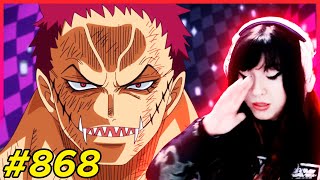 👒LUFFY VS KATAKURI PARTE 1 Reacción  One Piece 856868 Reaction [upl. by Nilat]