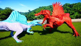 Jurassic World Dominion 2024  Evolution of Red Spinosaurus vs Oxalaia Dinosaur Jurassic Park [upl. by Marelda943]