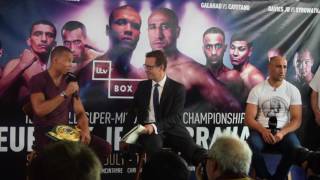 CHRIS EUBANK JR v ARTHUR ABRAHAM FULL amp COMPLETE PRESS CONFERENCE  EUBANK JR v ABRAHAM [upl. by Mizuki]