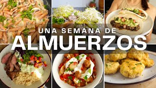 Una Semana Completa de Almuerzos  Saludable [upl. by Sherburne480]