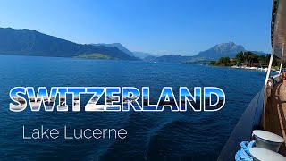 Beautiful cruise on lake lucerne switzerland [upl. by Ennahteb]