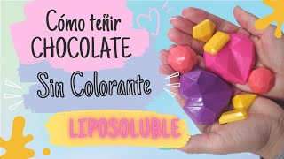 Cómo teñir chocolate🤎🍫 SIN COLORANTE LIPOSOLUBLE 😱😱 🤑 [upl. by Bocyaj174]