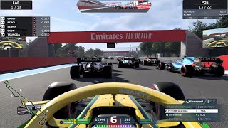 F1 2021  MyTeam  Season 2022  Round 8  Le Castellet [upl. by Teerell]