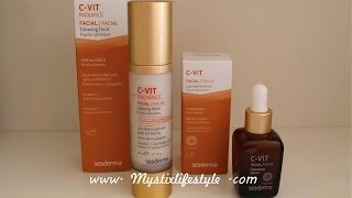 REVIEW CVIT SESDERMA  liposomal serum y fluido luminoso Facial Glowing fluid [upl. by Eikkin]