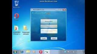 Windows 7 Ultimate Removewat 2015 WORK 100 [upl. by Gorton466]