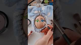 ASMR Relaxing Makeup on Lemon shorts [upl. by Zarger908]