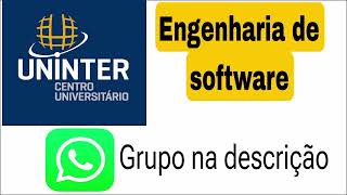 Engenharia de software na Uninter 2024 [upl. by Annerahs]