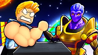 I Finally Beat The Final Boss DR Propulsion in Roblox Arm Wrestle Simulator [upl. by Milak]