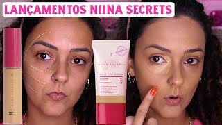 RESENHA BASE E CORRETIVO NIINA SECRETS  base daily tint  corretivo perfect match [upl. by Allmon]