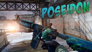 CSGO  M4A4  Poseidon Gameplay [upl. by Marcus]