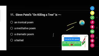 Gieve Patels quotOn Killing a Treequot is [upl. by Klepac]