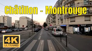 Châtillon  Montrouge  Driving French region [upl. by Nayt]