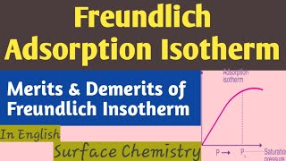 Freundlich Adsorption IsothermAdvantage and DisadvantageGTScienceTutorial [upl. by Sivel418]