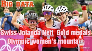 Swiss Jolanda Neff Gold medals Olympic women mountain biking [upl. by Berneta425]