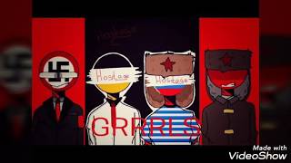 Countryhumans Третий Рейх и Германия СССР и Россия Tomorrow We Fight [upl. by Wolenik]