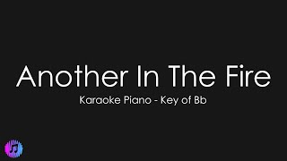 Another In The Fire  Hillsong UNITED  Piano Karaoke Key of Bb [upl. by Pittel89]