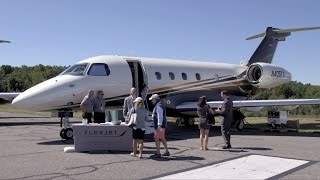 Taking a Look at Flexjet’s Red Label Embraer Legacy 450 – AINtv [upl. by Angelika]