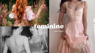 👠 feminine  subliminal [upl. by Jsandye980]