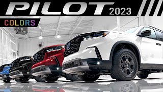 2023 Honda Pilot  New Model Colors of Exterior amp Interior [upl. by Gaudette]