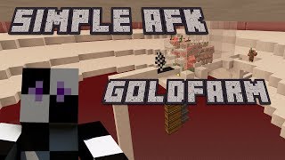 THE BEST SIMPLE AFK GOLD amp XP FARM  Minecraft 112111  No redstone [upl. by Quickel974]