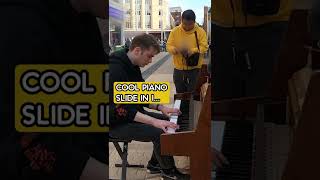 I played CRUEL ANGELS THESIS on piano in public [upl. by Attenauq]