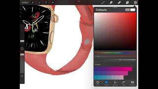 Apple Watch SE in Procreate [upl. by Dunham]