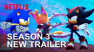 Sonic Prime  Season 3  NEW TRAILER  Netflix [upl. by Eillen]