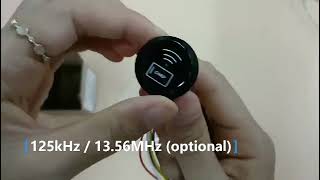 Mini Smallest 125khz 1356Mhz Wiegand 2634 RFID Card Reader Door Access Control Slave Reader [upl. by Burk]