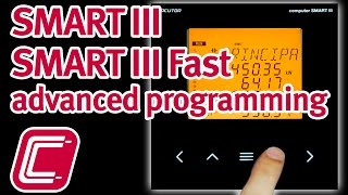 Advanced programming of Computer SMART III  SMART III Fast regulator [upl. by Nebuer]