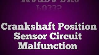 how to rebuild Mazda rx8 engine p0335 crankshaft position sensor circuit malfunction [upl. by Eisaj]