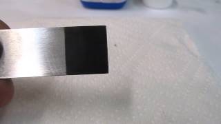 Aluminum black on brushed aluminum [upl. by Anoi]