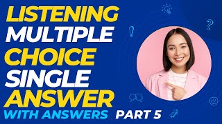 PTE Listening  Multiple Choice Single Answer With Answers  Most Repeated  Mock Test 5 [upl. by Luo]