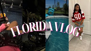 VLOG grwm for trip  florida vlog  birthday party  family time amp more [upl. by Iline]