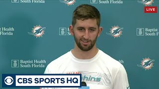 Josh Rosens Miami Dolphins Press conference  CBS Sports HQ [upl. by Acenahs856]