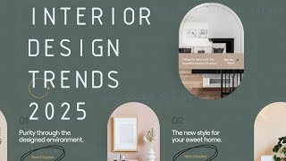 Interior Design Trends 2025 [upl. by Anirbaz]