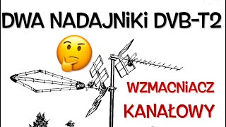 📡40 odbiór sygnału tv z dwóch nadajników na raz Wzmacniacz kanałowy TERRA P420Tmała i duża antena [upl. by Annabel]