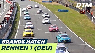 DTM Brands Hatch 2018  Rennen 1 Multicam  RELIVE Deutsch [upl. by Neevan]