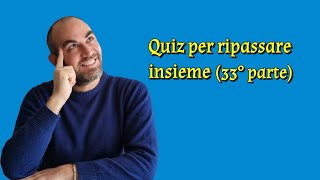 Quiz 33 per il ripasso concorso docenti ter tfa pedagogia psicologia scuola [upl. by Okimat]