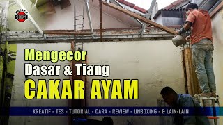 Cor tiang cakar ayam untuk lantai dak [upl. by Upshaw]