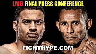 ROLLY ROMERO VS ISMAEL BARROSO LIVE FINAL PRESS CONFERENCE amp FACE OFF [upl. by Adnohsad187]