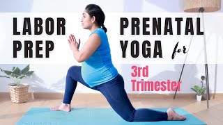 Labor Prep Prenatal Yoga Flow for Third Trimester  20 Mins Prenatal Yoga for Natural Birth [upl. by Uok]