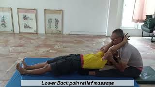 Lower Back Pain Relief Massage by Master Yuki  Suai Thai Massage Training Center [upl. by Anoed]