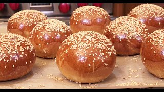 Best Brioche Burger Buns  Christine Cushing [upl. by Mitzie]