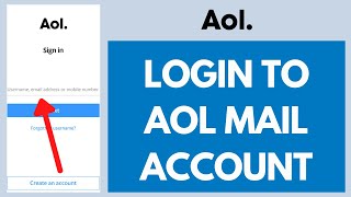 AOL Login How to Sign in AOL Mail Account 2023 [upl. by Idihc]