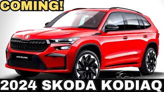 ALL NEW Skoda Kodiaq 2024 Model  Skoda Kodiaq Hybrid Interior Exterior Details [upl. by Tailor331]