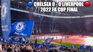 Chelsea Supporters at 202122 FA Cup Final vs Liverpool [upl. by Amadus]