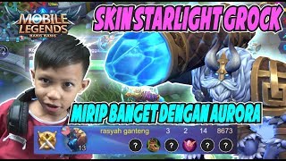 KEREN BANGET SKIN STARLIGHT GROCK ICELAND GOLEM 😍 LANGSUNG SURENDER WKWK  MOBILE LEGENDS INDONESIA [upl. by Penman]